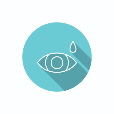 Basit simge göz damlası