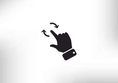 Dokunmatik ekran web simgesi