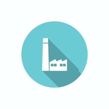 Fabrika binaları web simgesi