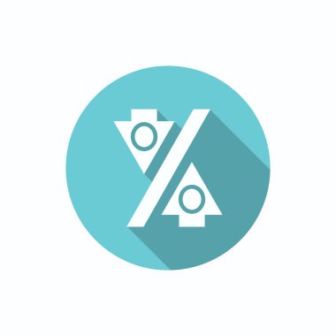 Yüzde işareti ile okları