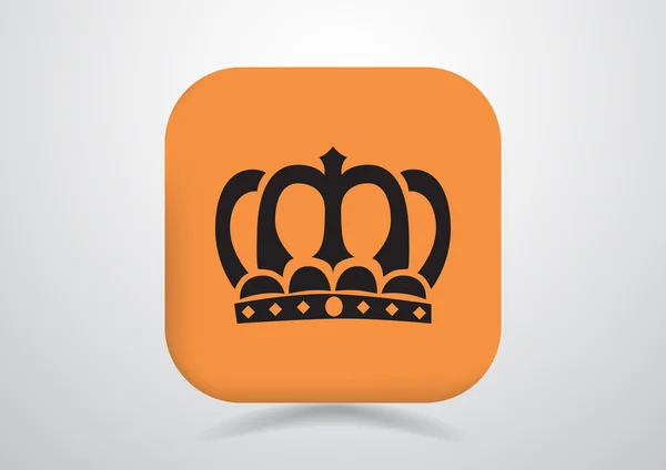 Icono de corona, concepto vip — Vector de stock