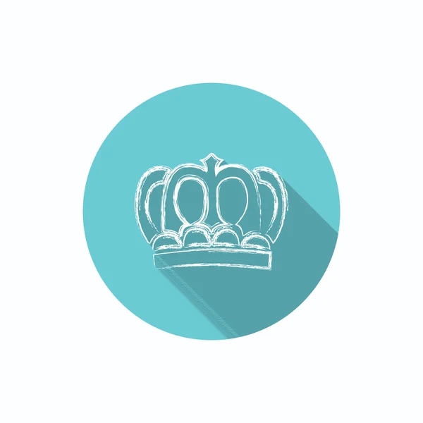 Icono de corona, concepto vip — Vector de stock