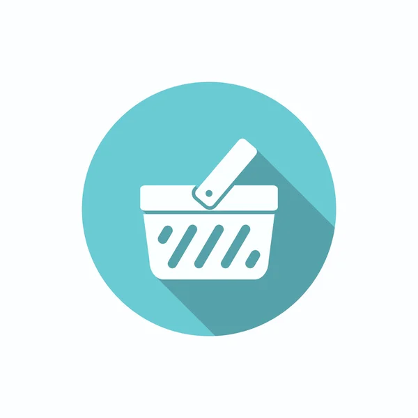 Shopping cart simple web icon — Stock Vector