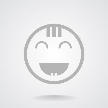 Mutlu bir çocuk yüzü doodle