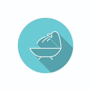 Basit banyo web simgesi