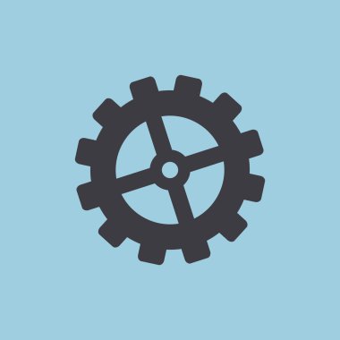 Tek yönlü dişli basit simgesini