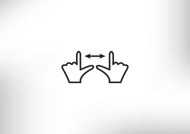 İşlem basit web simgeye dokunun