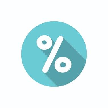 Basit yüzde simgesi simgesi