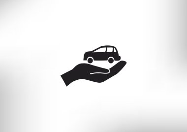 Araba koruma kavramı simgesi