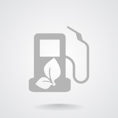 Eko yakıt basit simgesi