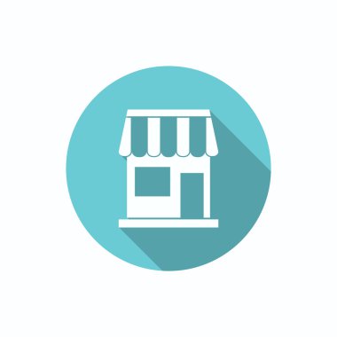 Basit anahat mağaza işareti