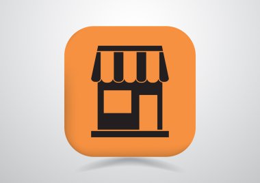 Basit anahat mağaza işareti