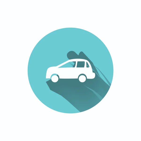 Eenvoudige auto web pictogram — Stockvector