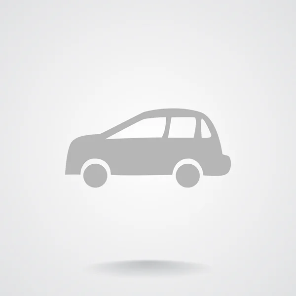 Icono web de coche simple — Vector de stock