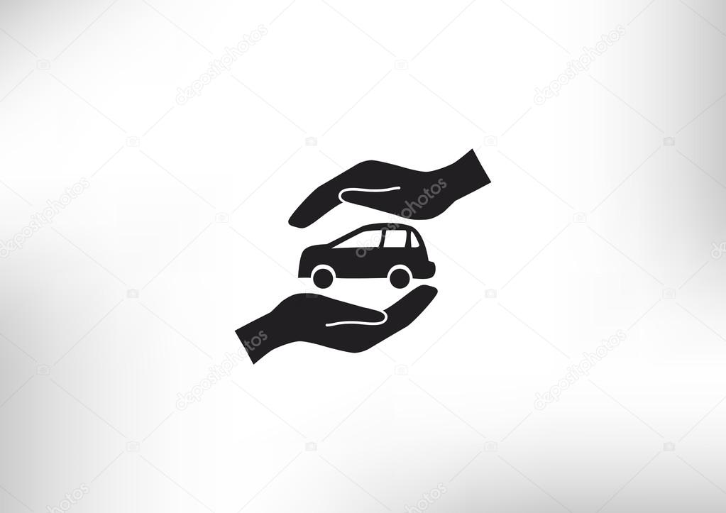 Car insurance web icon