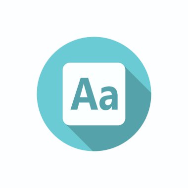 Smartphone alfabe işareti simgesi