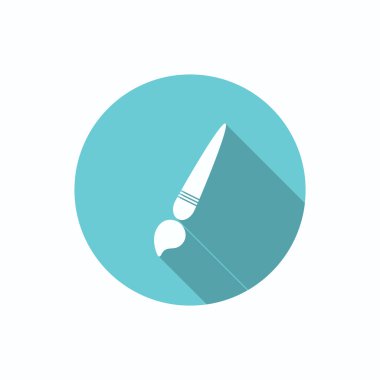 Basit fırça web simgesi