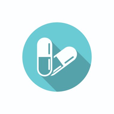 Tıbbi hapları web simgesi