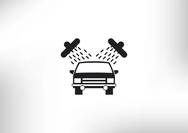 Autowaschanlage einfaches Symbol — Stockvektor