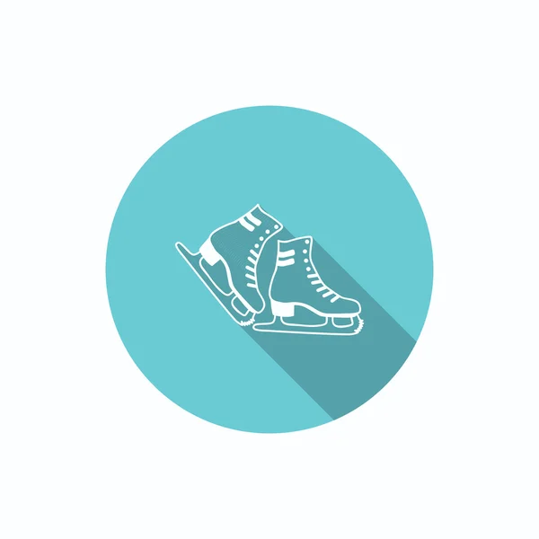 Skate schoenen web pictogram — Stockvector