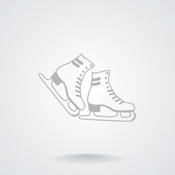 Skate shoes web icon — Stock Vector