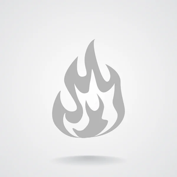 Иконка Fire Flames Web — стоковый вектор