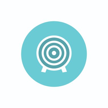 Yuvarlak hedef web simgesi