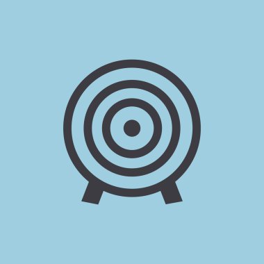 Yuvarlak hedef web simgesi