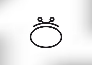 Basit cüzdan web simgesi