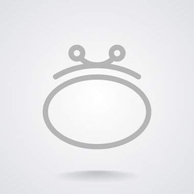 Basit cüzdan web simgesi