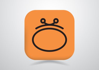 Basit cüzdan web simgesi