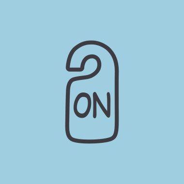 Etiket asılı üzerinde yazıt