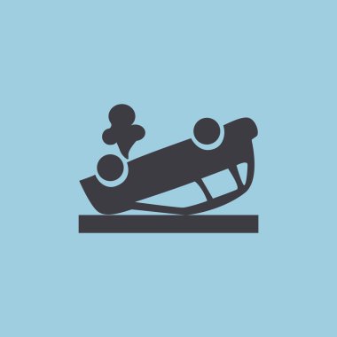 Kırık araba web simgesi
