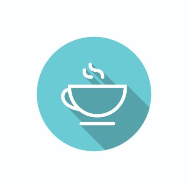 Fincan sıcak bir içecek web simgesi