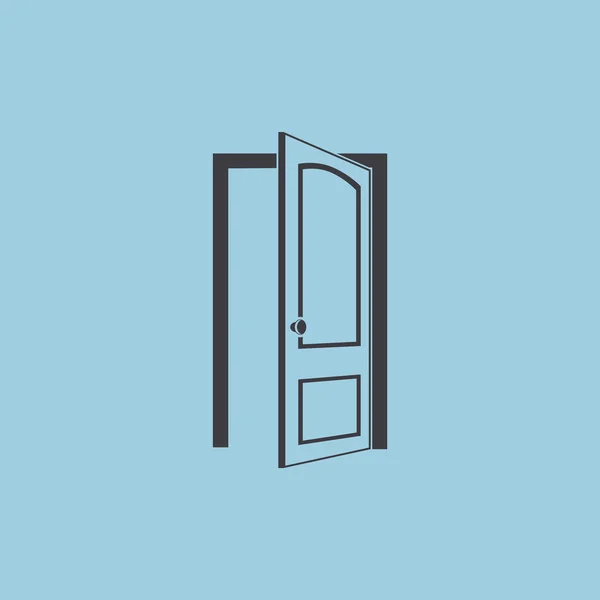 Açılan kapı web simgesi — Stok Vektör
