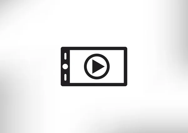 Βίντεο smartphone οθόνη σύνδεσης — Διανυσματικό Αρχείο