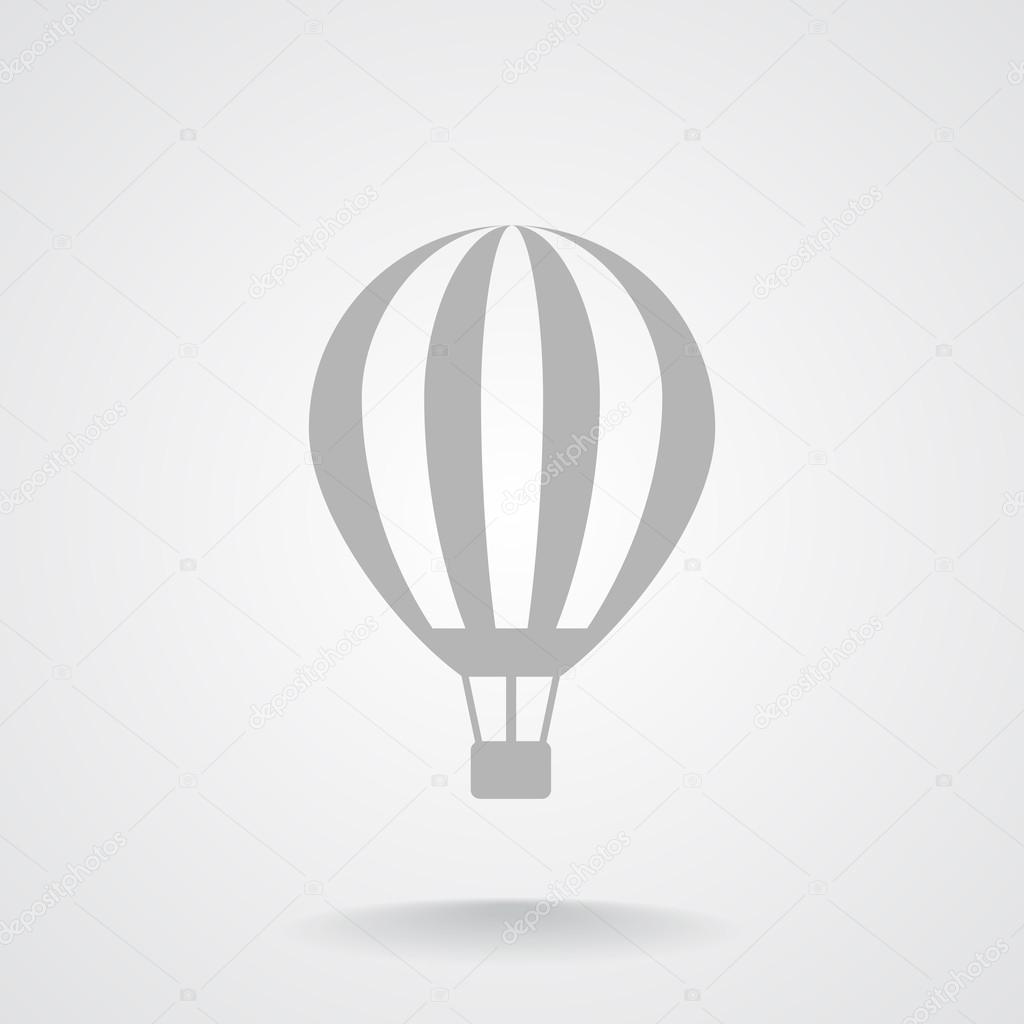 Balloon aerostat web icon