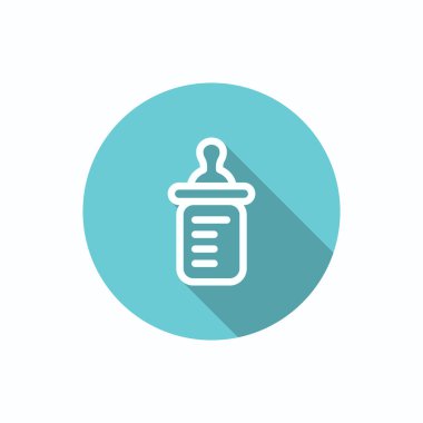 Basit bebek şişe simgesi