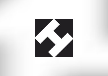 Üçgenler ve oklar ile kare simgesi