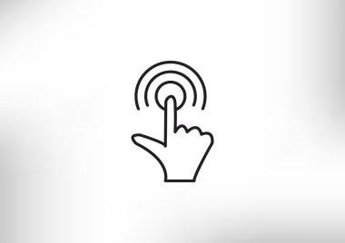 Dokunmatik ekran web simgesi