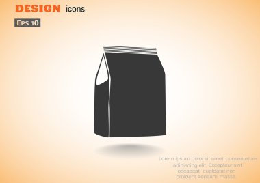 Kağıt ürün paketi simgesi