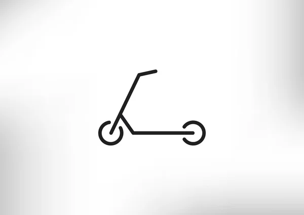 滑板车儿童图标 — 图库矢量图片