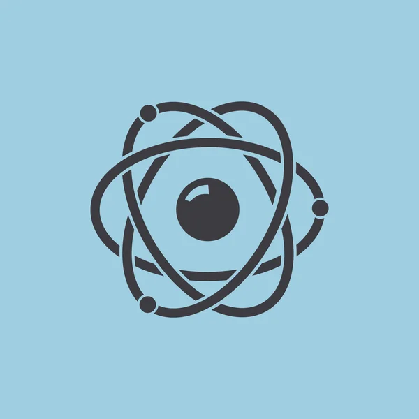 Atomlar işareti, nükleer kavramı — Stok Vektör