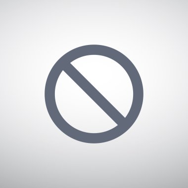 yasak işareti web simgesi