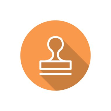 Mühür stamper kavramı simgesi
