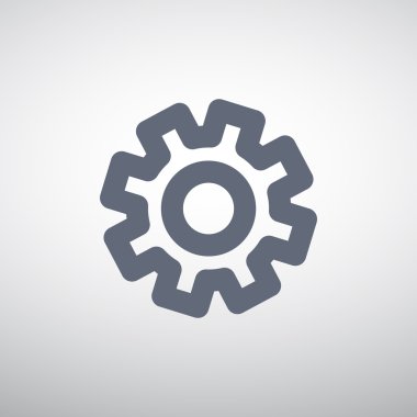 Tek yönlü dişli basit simgesini