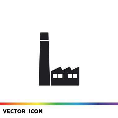 Fabrika binaları web simgesi