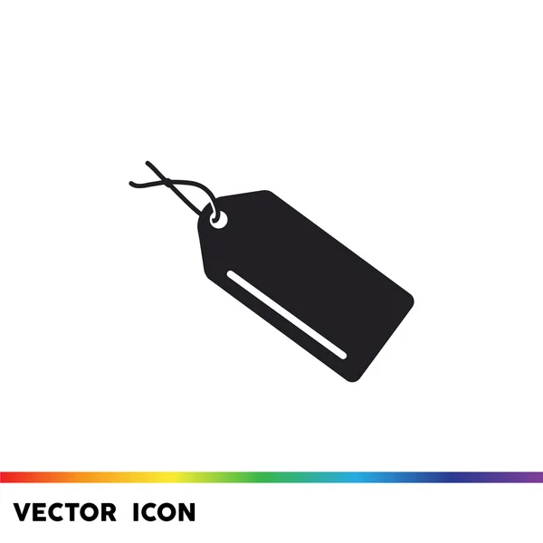 Icône web étiquette vierge — Image vectorielle