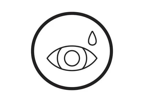 Gotas para los ojos icono simple — Archivo Imágenes Vectoriales