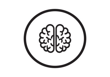 İnsan beyni web simgesi